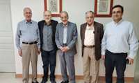 حضور اساتید پیشکسوت در پژوهشکده چشم و علوم بینایی