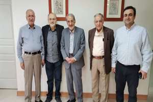 حضور اساتید پیشکسوت در پژوهشکده چشم و علوم بینایی